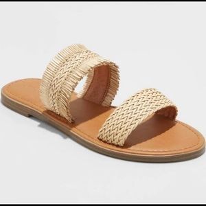 Woven Slide Sandals